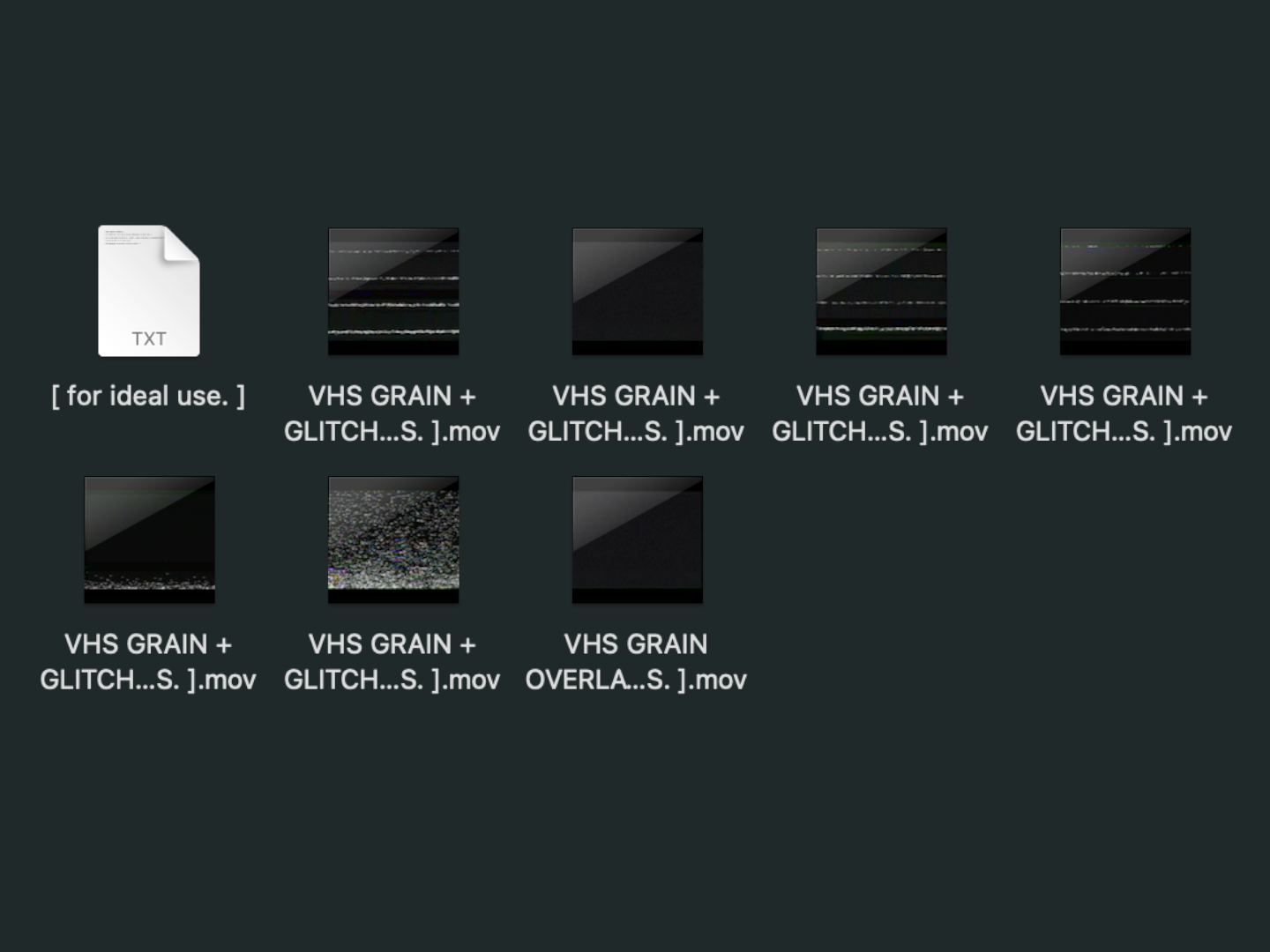 vhs overlays.
