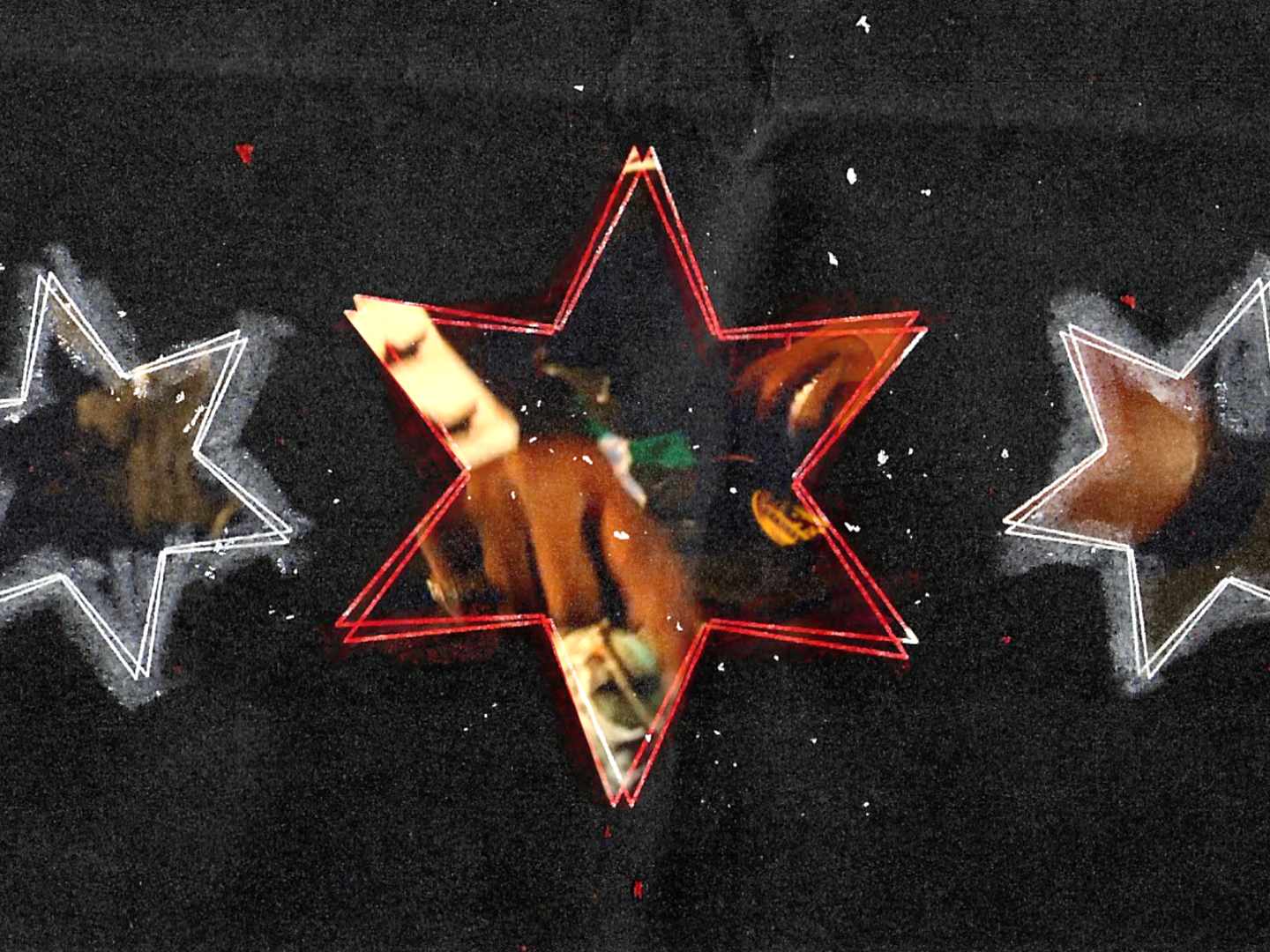 mixed media overlays.